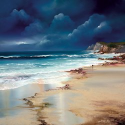 Twilight Walk by Philip Gray - Embelished Canvas on Board sized 20x20 inches. Available from Whitewall Galleries
